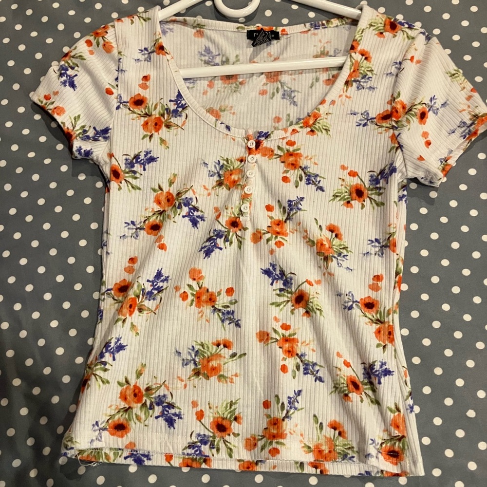 Floral Print Women's Top